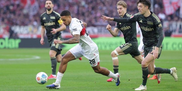 随着弗赖堡2-2，斯图加特1-1，德甲最新积分出炉